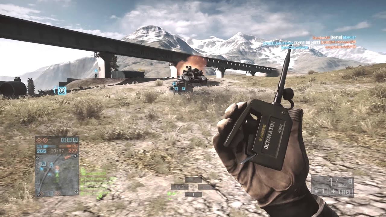 Battlefield 4: Golmud Railway C4 Jeep massacre