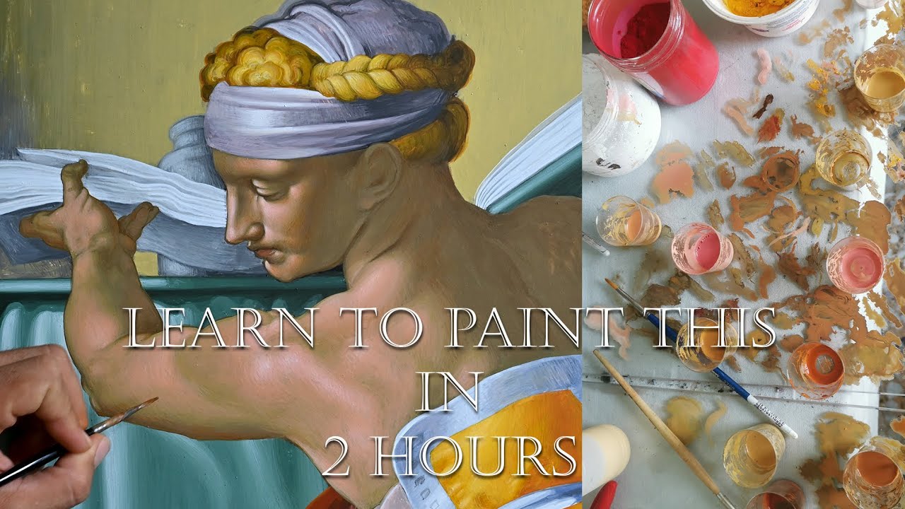 Paint Skin with Egg Tempera - Michelangelo Painting Technique