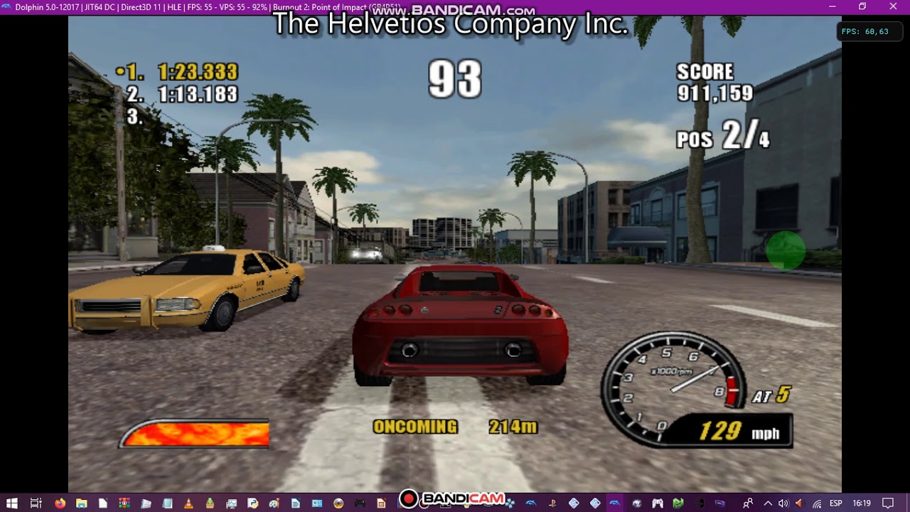 Burnout 2: Point of Impact GameCube - Random Races 1