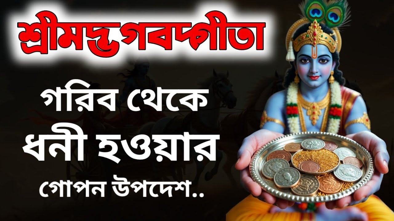 শ্রীমদ্ভগবদ্গীতা | গরিব থেকে ধনী হওয়ার গোপন উপদেশ | Secret Wealth Lessons from Bhagavad Gita