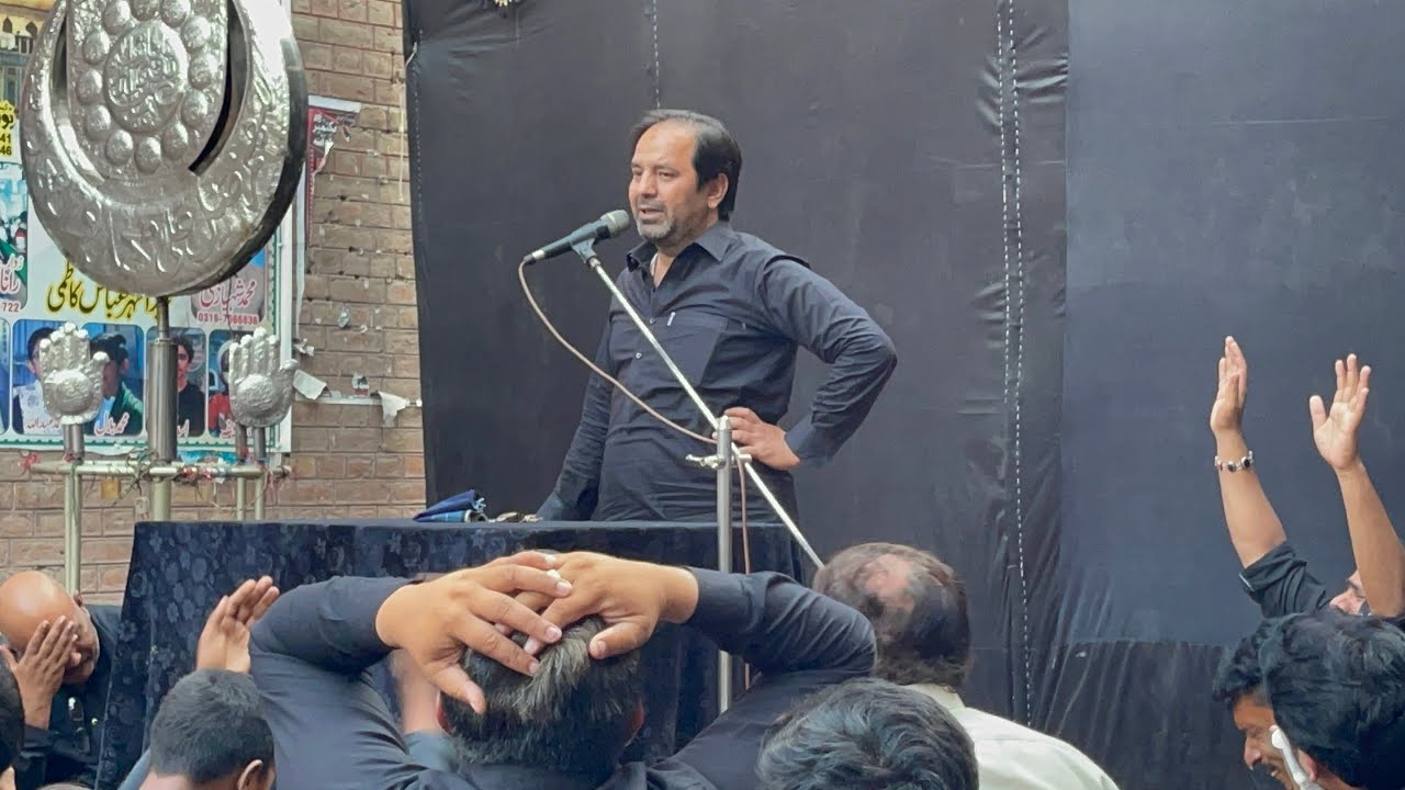 19 Ramzan Shab E Zarbat Mola Ali as - Muhammad Abbas Rizvi - Musaib Live At Shahi Chok 2021 Fsd.