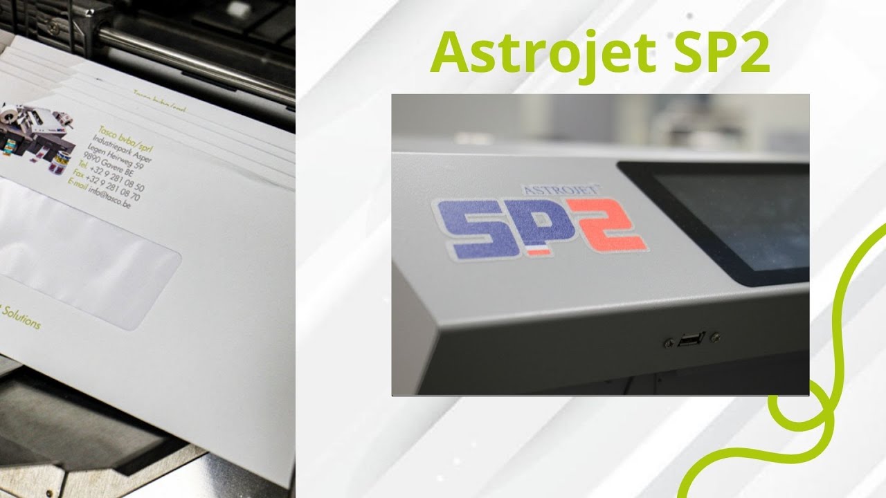 Printing envelopes with the Astrojet SP2