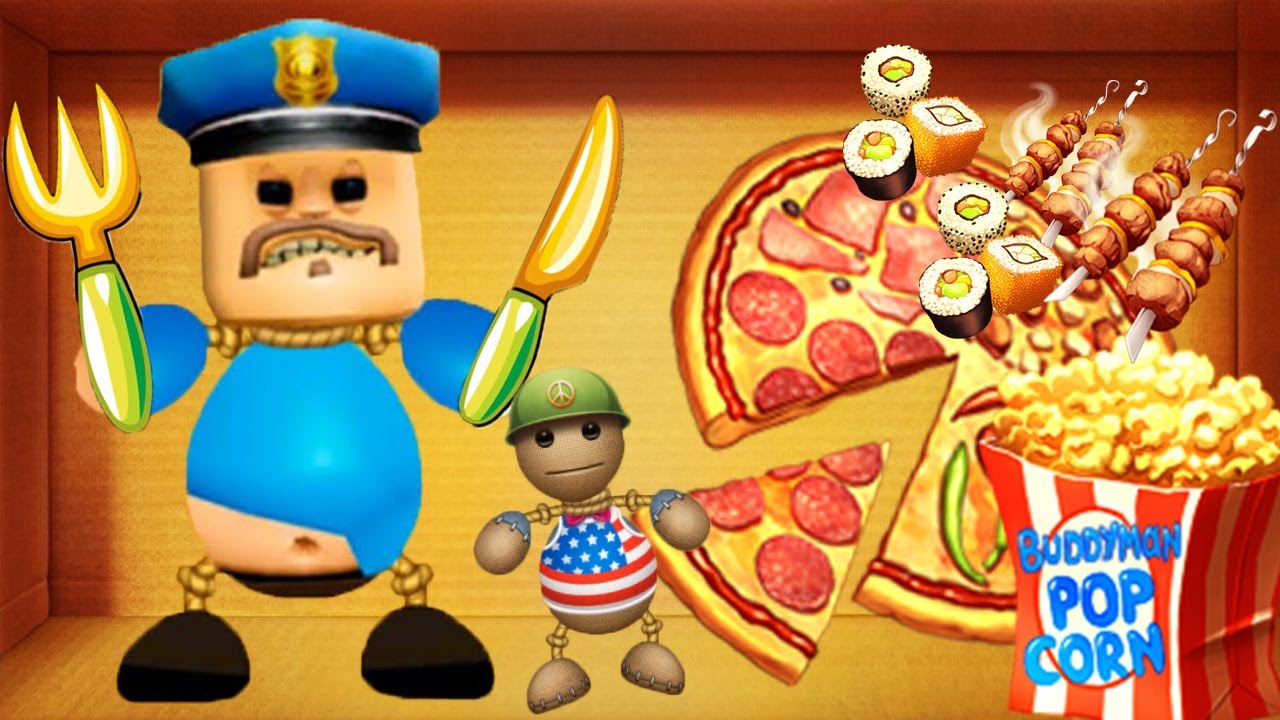 Crazy FOOD против Барри Бадди | Kick The Buddy