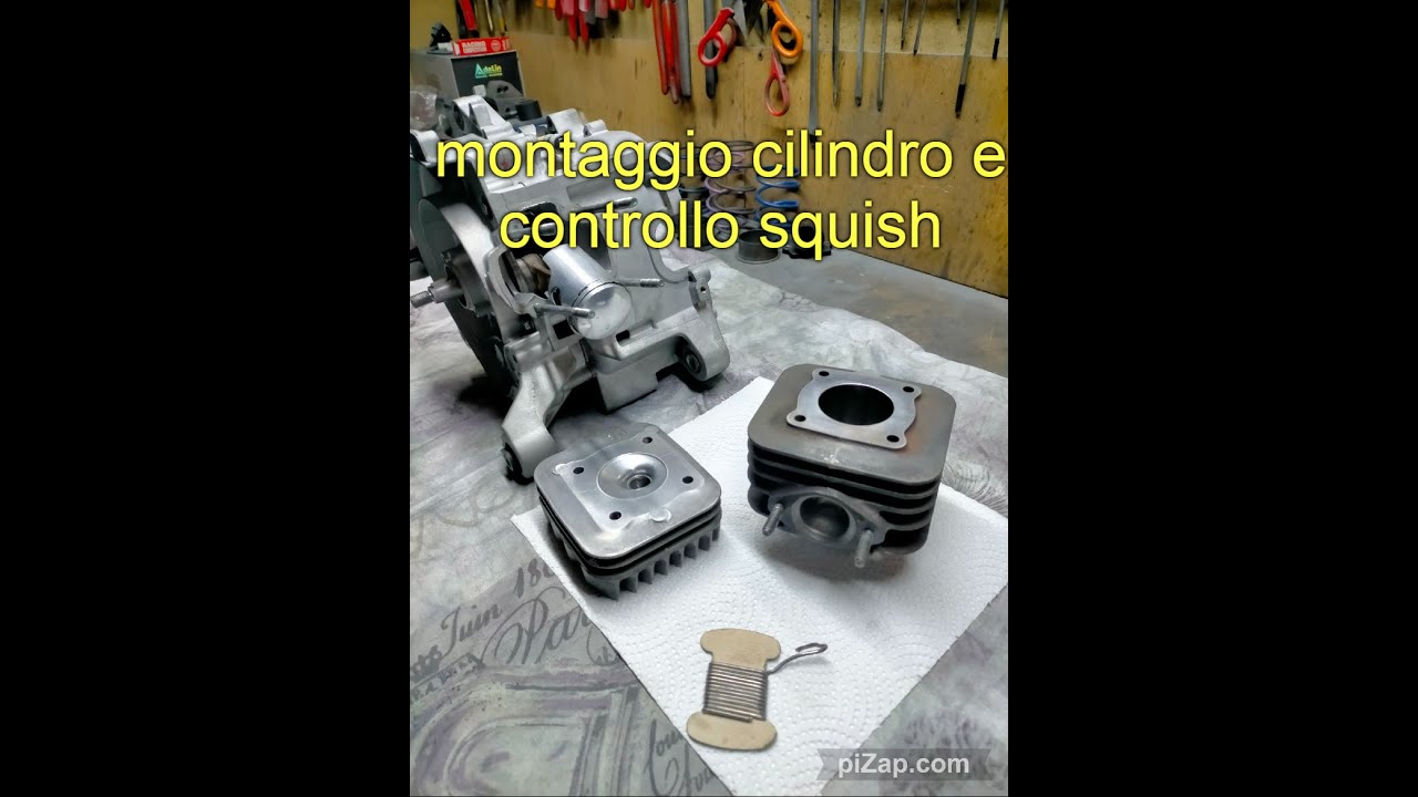 montaggio cilindro gruppo termico  e controllo squish motore a costo zero