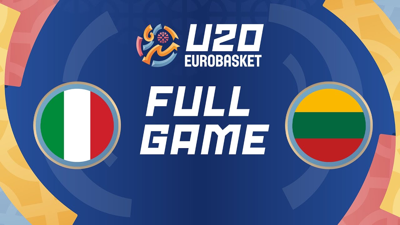 FINAL | Italy v Lithuania | Full Basketball Game | FIBA U20 EuroBasket 2025