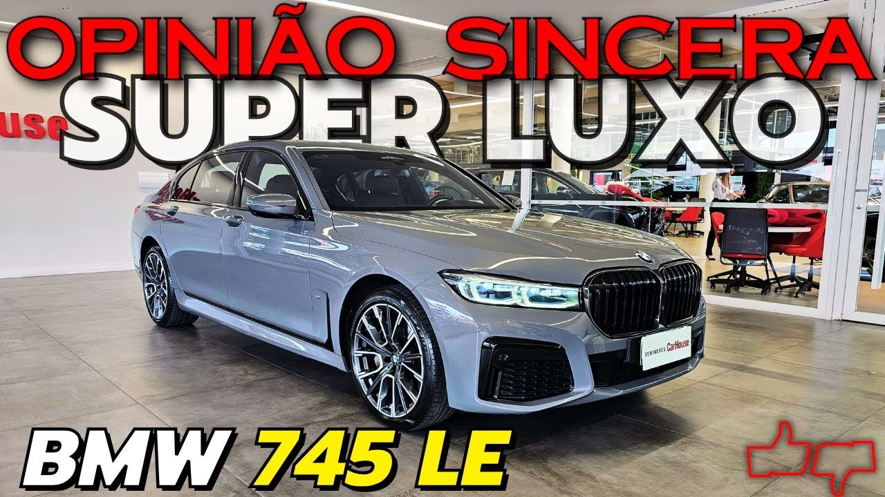 BMW 745 Le - INCRÍVEL sedan HÍBRIDO mais luxuoso e ECONÔMICO! PREÇO, consumo, PROBLEMAS. Avaliação