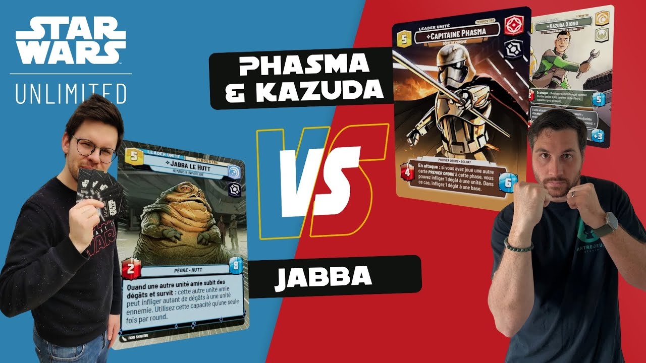 JABBA vs PHASMA (et KAZUDA en bonus) - On s'affronte avec des decks Tier 2