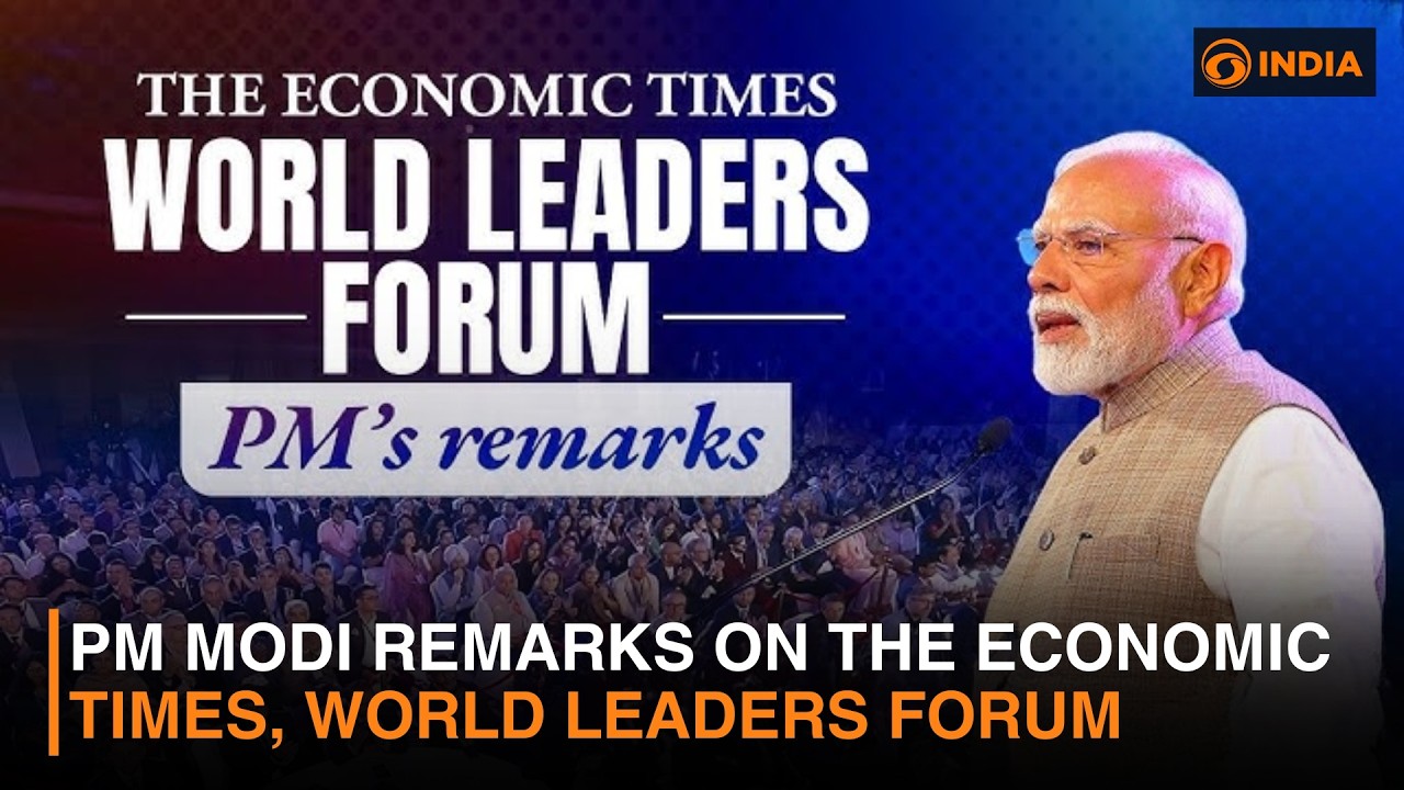 PM Modi at the Economic Times World Leaders Forum 2026