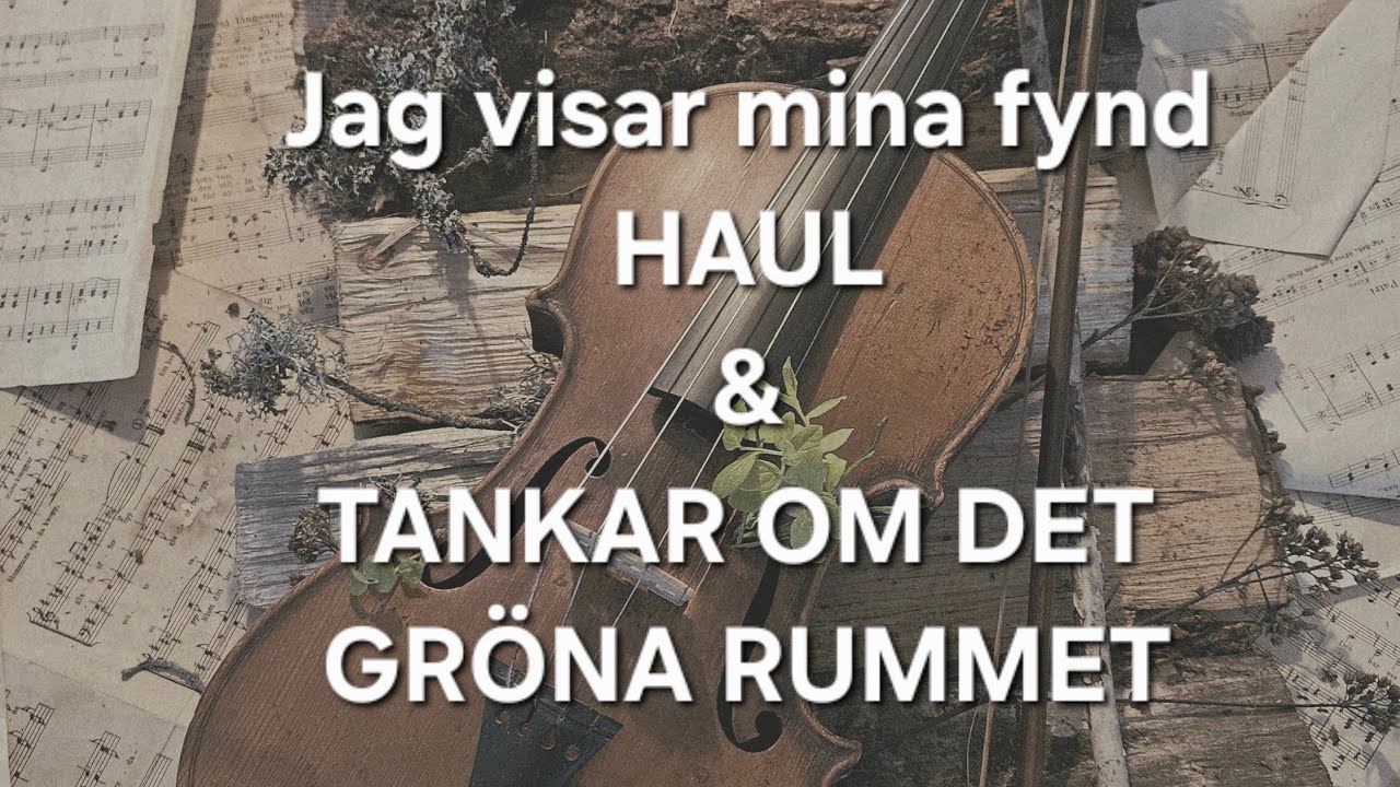 Stugan: Haul mixat med tankar om det gröna rummet.