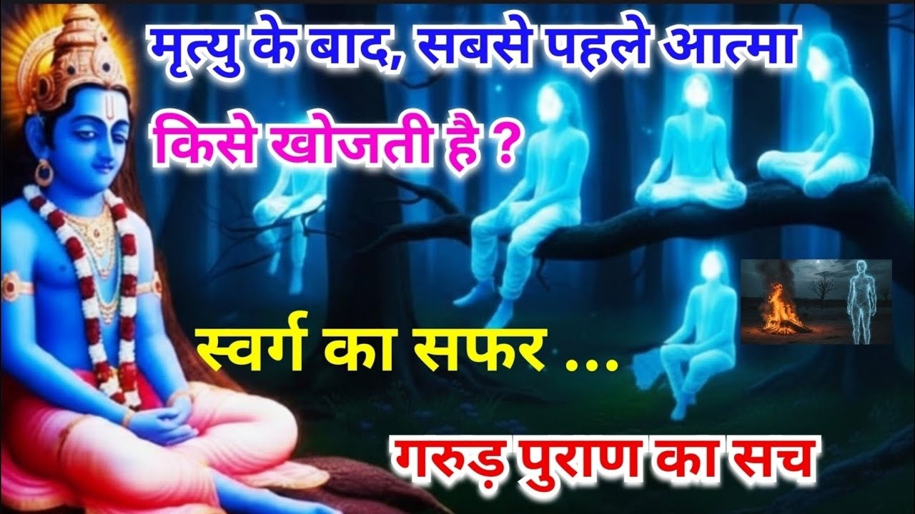 मृत्यु के बाद आत्मा सबसे पहले क्या खोजती है? 😨 | Garud Puran का रहस्य 🕉️ | आत्मा की पहली खोज ⚖️