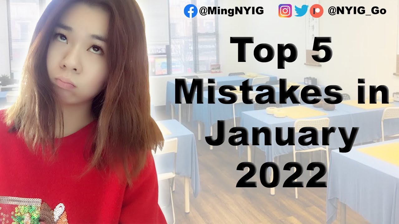 Top 5 Go Mistakes in January 2022