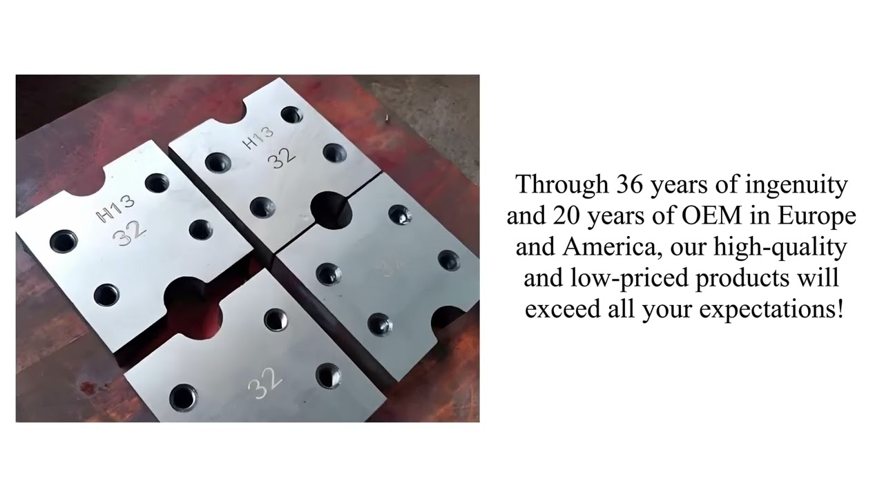 Rolling Mill Flying Shear Blade for Cutting Deformed Steel bar
