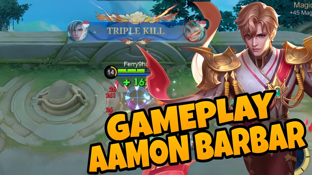PERMAINAN AAMON YANG SANGAT MANJA!! TEAM PLAY NYA JALAN BANGET! MOBILE LEGENDS