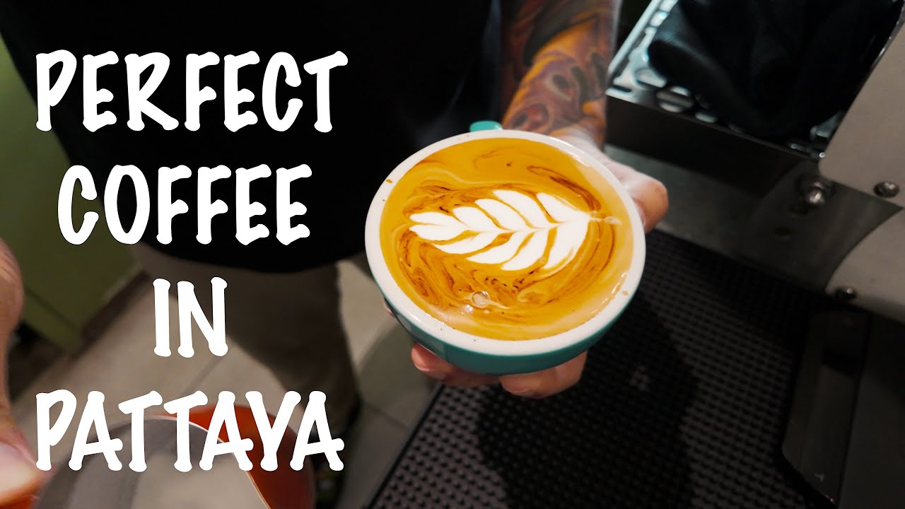 PITCH COFFEE BAR | TERMINAL 21 MARKETS | BEACH RD - WALKING TOUR 4K #thailand #pattaya #coffee