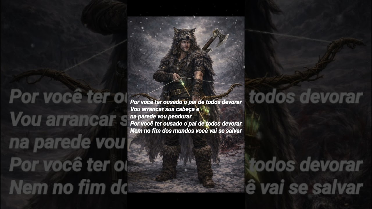 Vidar,o Deus da Vingança(música nordestina épica)#ia#musica#music#folk#lyrics#tradução#song#nordeste