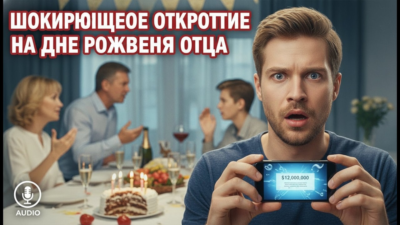 На дне рождения отца брат узнал о моих 12 миллионах, и родители потребовали долю.