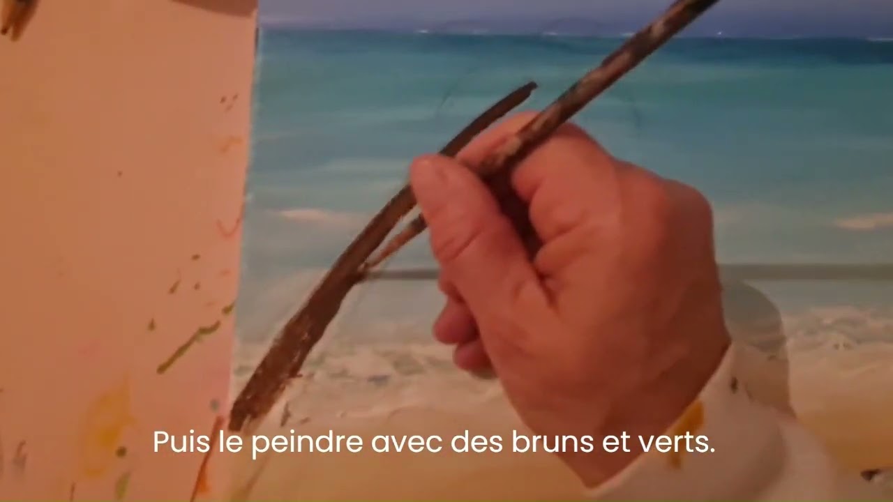 Comment peindre une plage facilement : Tuto pour débutants