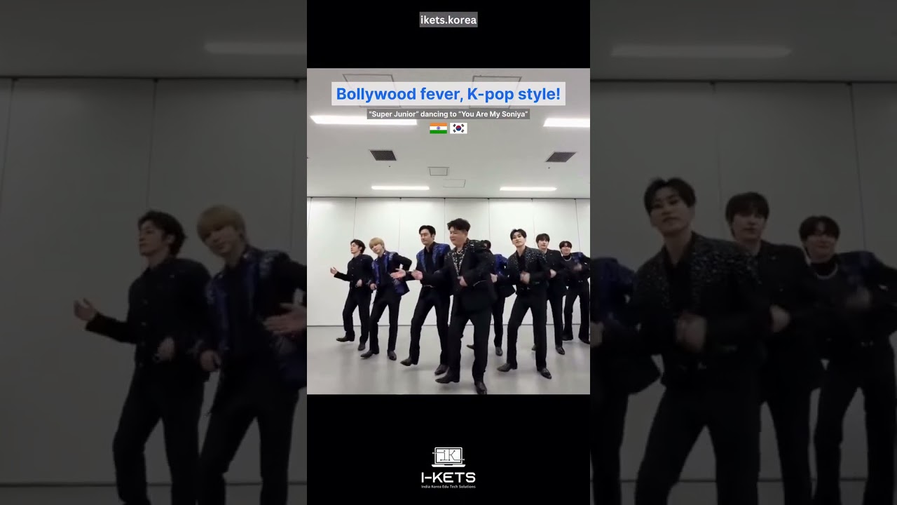 🇰🇷❤️&zwj;🔥🇮🇳Super Junior - The legendary K-pop kings dancing their hearts out to Bollywood! #iketskorea