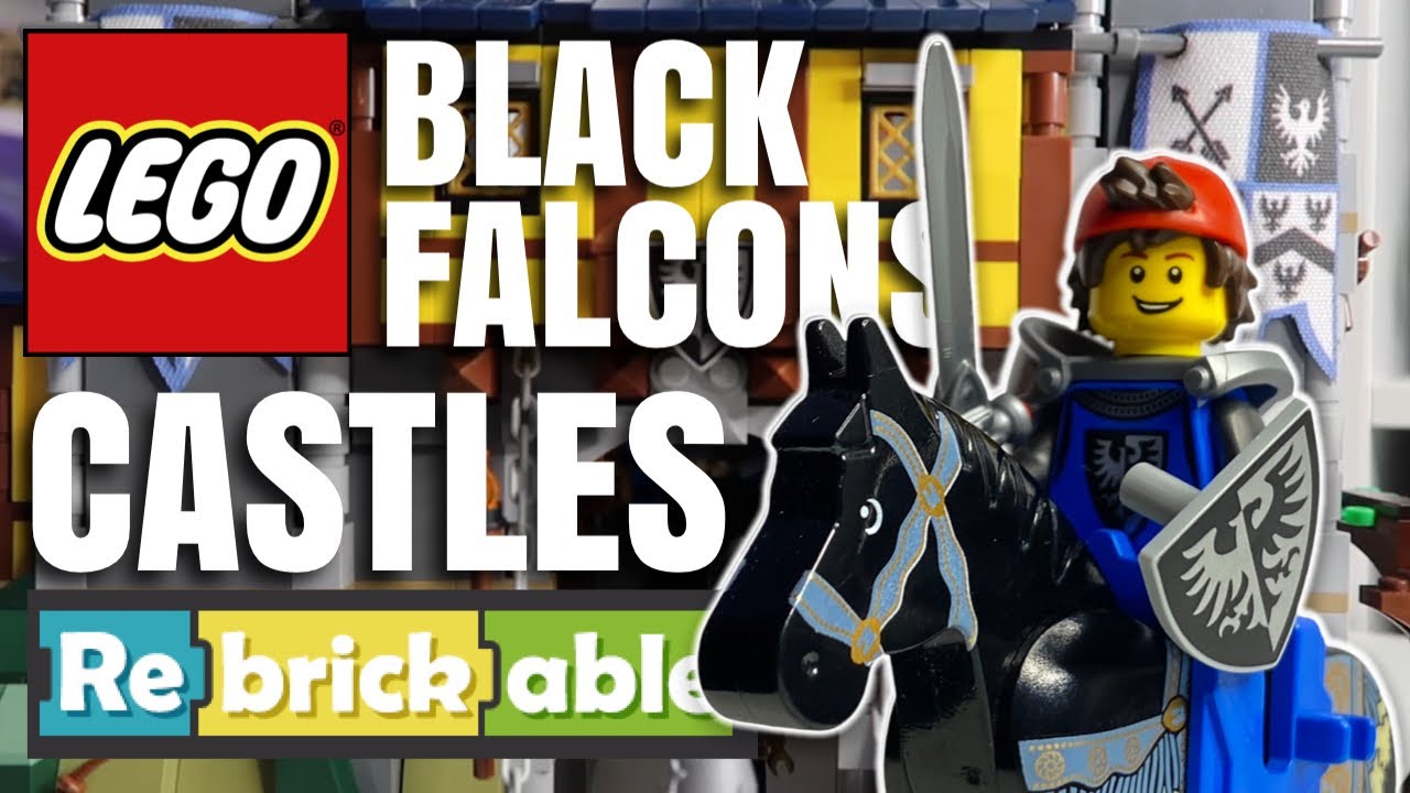LEGO Black Falcon Army | Rebrickable 31120 Creator Medieval Castle Comparison | Lvl. 10-11
