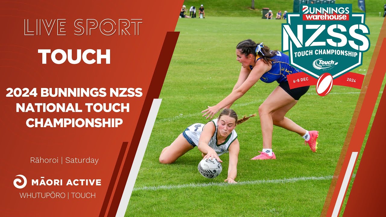 Day Two | Girls | Whangarei  Girls v Burnside High  | 2024 Bunnings NZSS National Touch Championship
