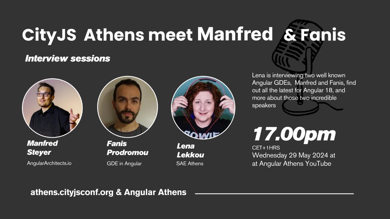 CityJS Athens meet Manfred & Fanis