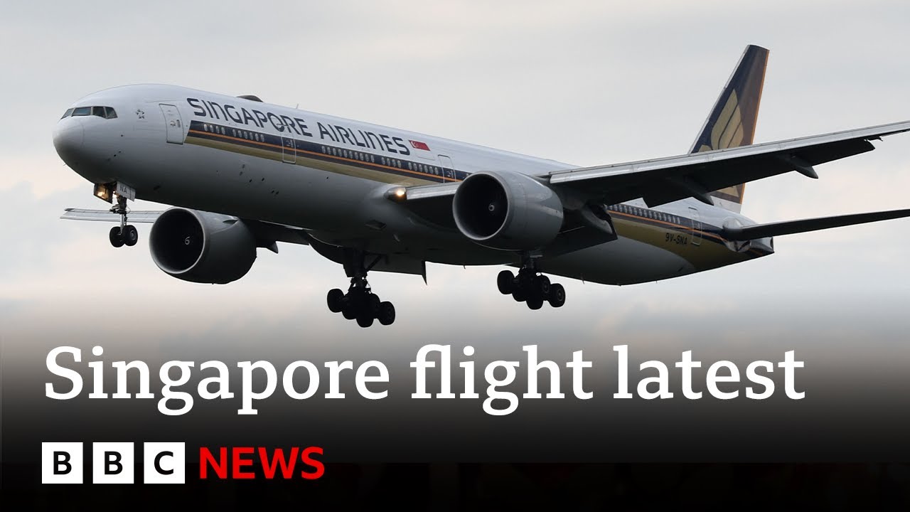 British man dies during turbulence on Singapore Airlines flight | BBC News
