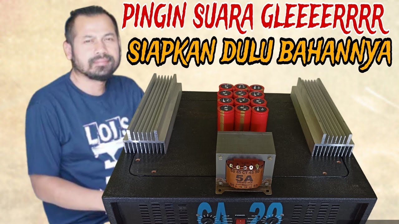 wajib hukumnya‼️bila suara sound system kepingin gleeer.....harus mempersiapkan bahan-bahanya