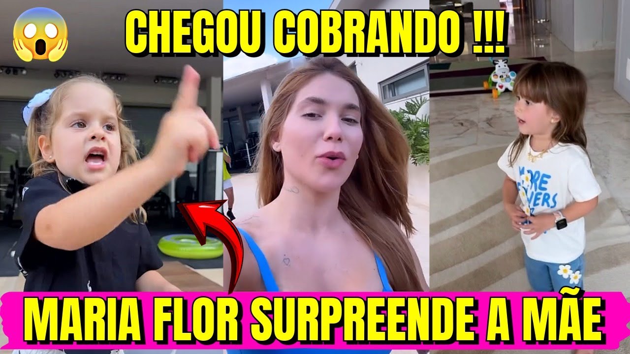 Virg&iacute;nia Fica Surpresa com a Cobran&ccedil;a de Maria Flor na Piscina!