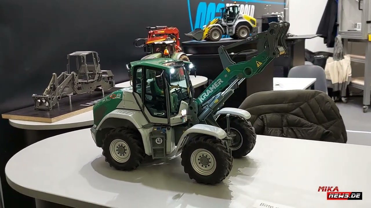 Kramer Radlader KL 70.8 für die Landwirtschaft - RC Radlader als Weltneuheit - Intermodellbau 2024