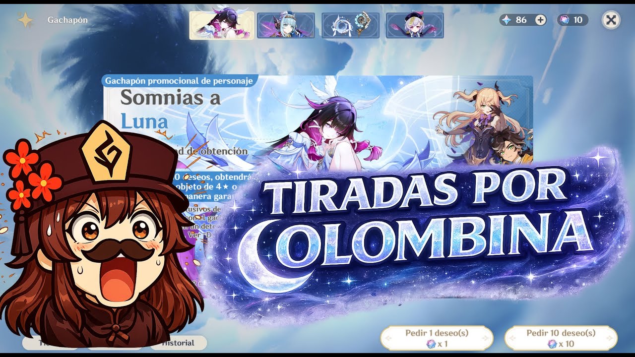 🌙TIRADAS POR COLOMBINA ALGO SALIÓ DEMASIADO BIEN… 👀✨| GENSHIN IMPACT 6.3