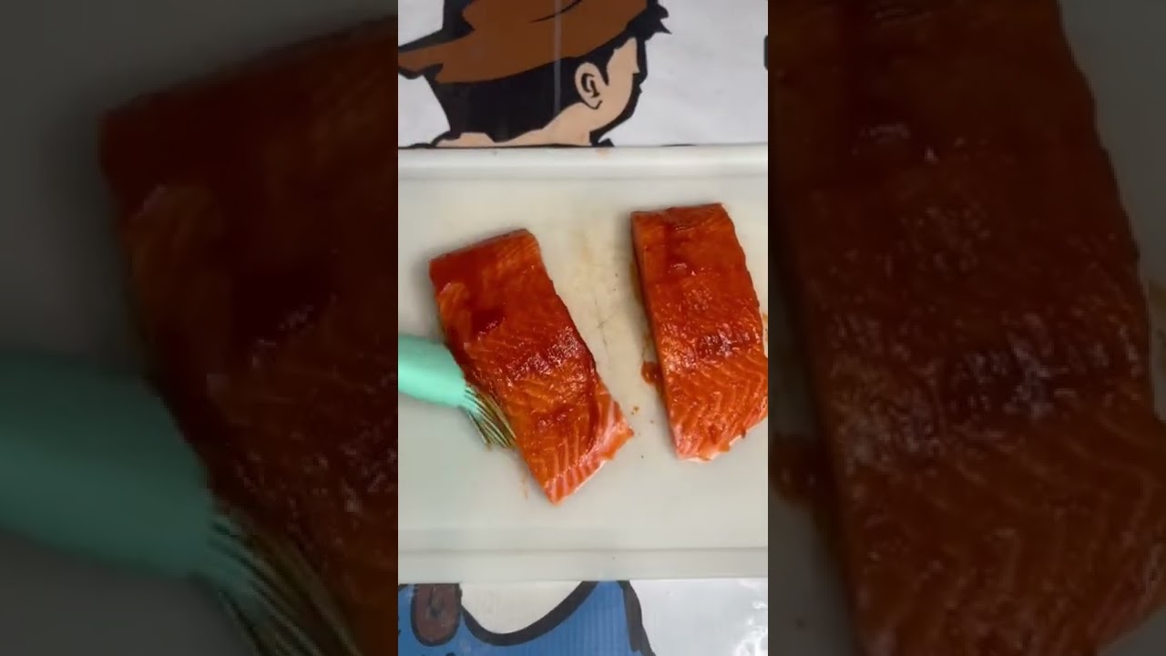 Air fried steal head trout