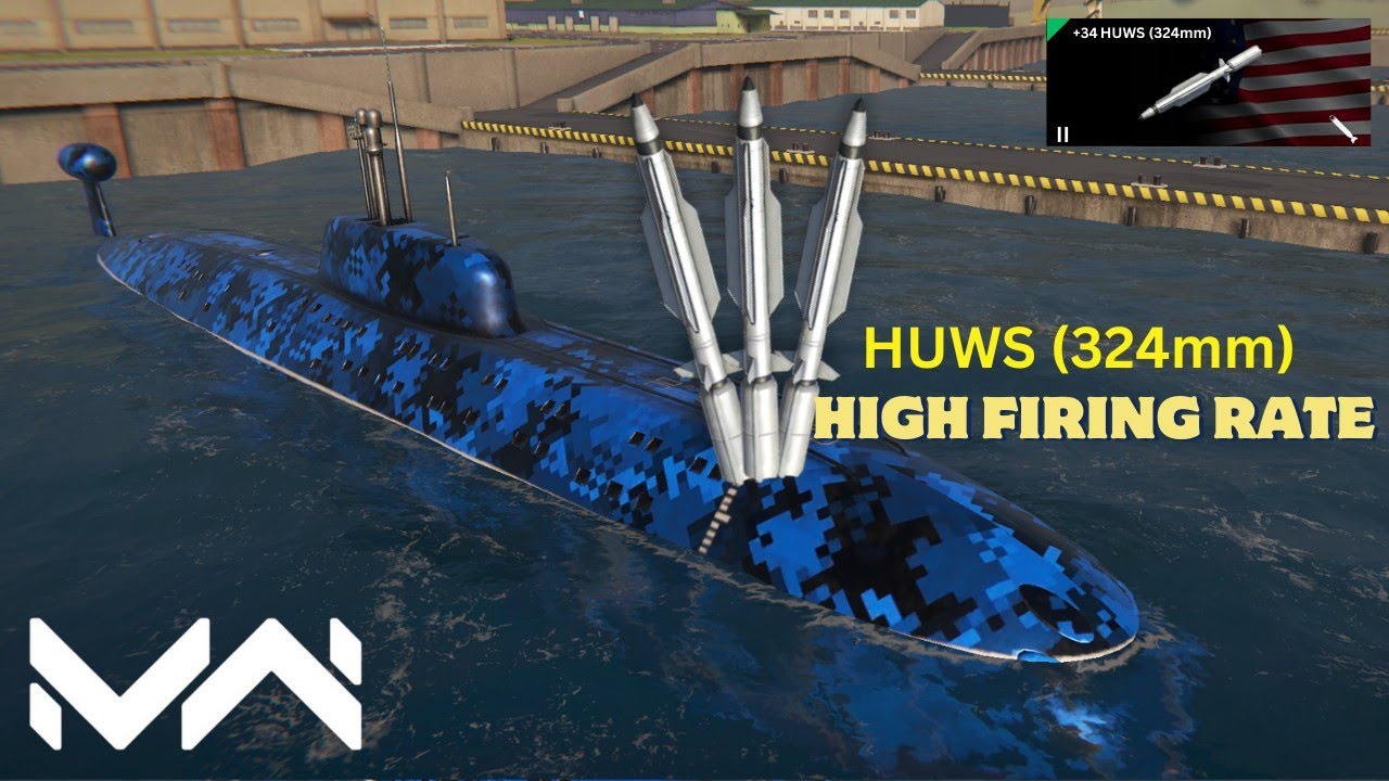 MODERN WARSHIP.. LEGENDARY TIER-II (RF BARRAKUDA) SUBMARINE GAMEPLAY ANDROID