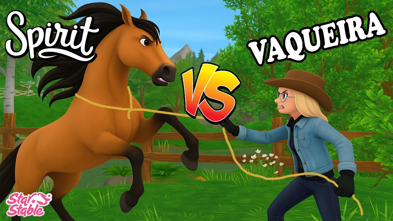 A Vaqueira VS SPIRIT! Quem será que vence?!  ROLEPLAY -starstable ​