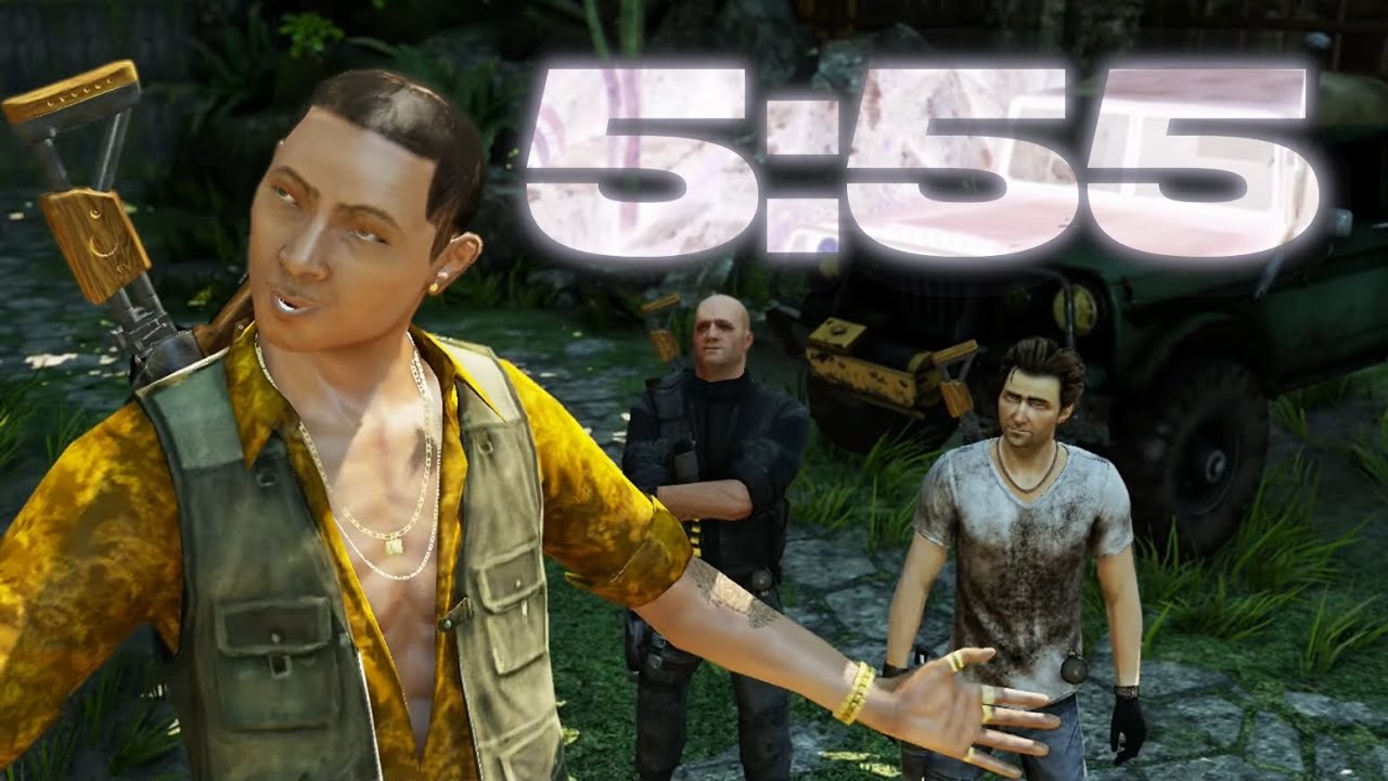 Uncharted 3 Co-Op Fort Speedrun in 5:55 (WR)
