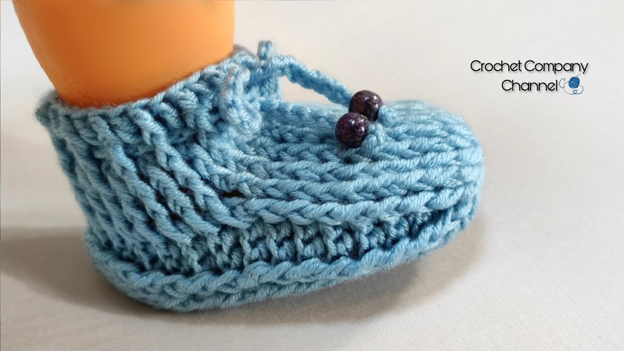 كروشيه لكلوك/حذاء/سليبر/هاف بوت للبيبى - Crochet baby Booties