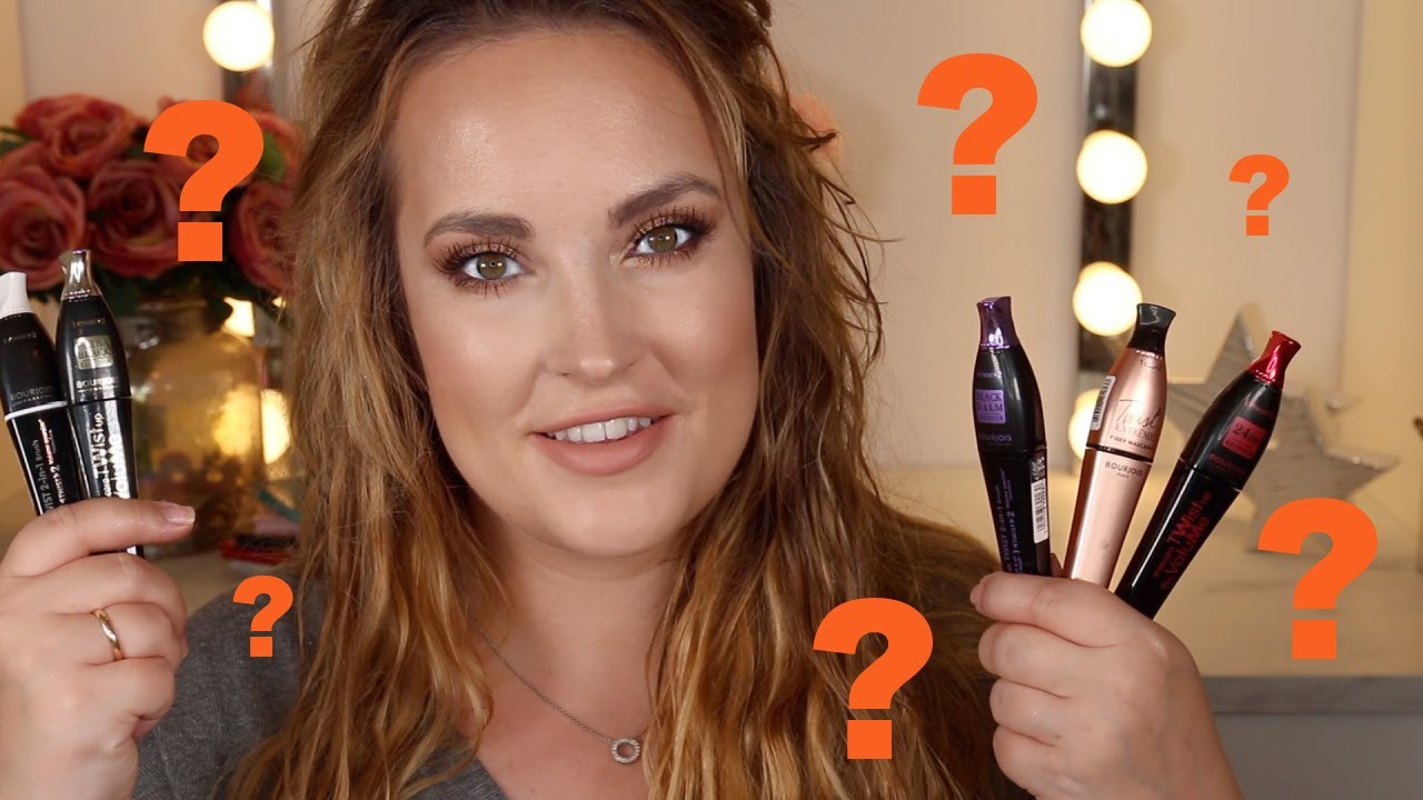 4 x szybkie makijaże - 5  x test tuszów do rzęs od Bourjois.