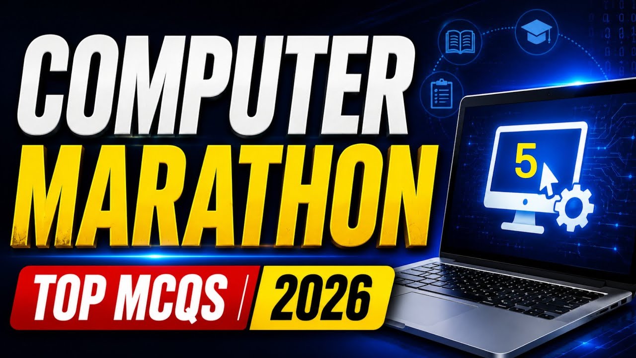 🔥 Computer Marathon 2026 | Top Computer MCQs | All Competitive Exams 