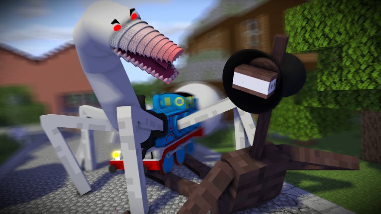 Siren Head vs Cursed Thomas
