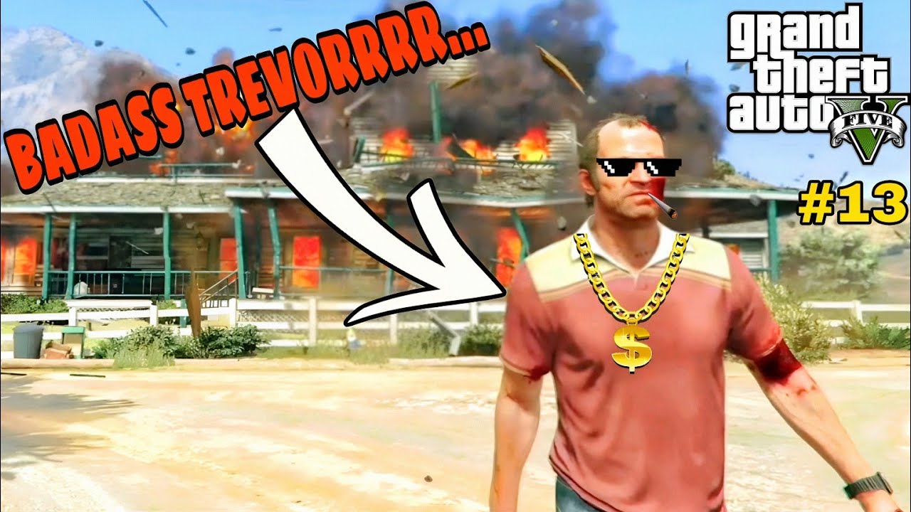 TREVOR DESTROYS THE ENTIRE MAFIA FARM! 😱 | GTA5 GAMEPLAY #13