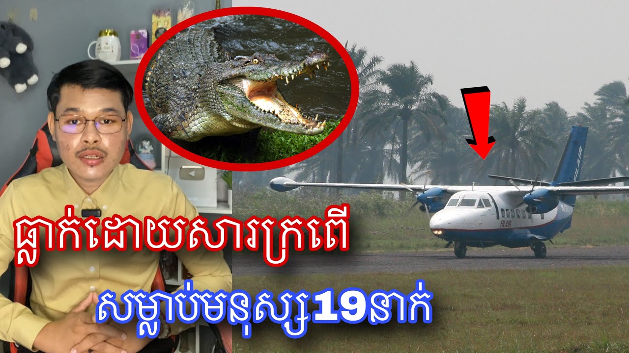 ហេតុការណ៌យន្តហោះធ្លាក់ដោយសារសត្វក្រពើរ l Mr.Veasna
