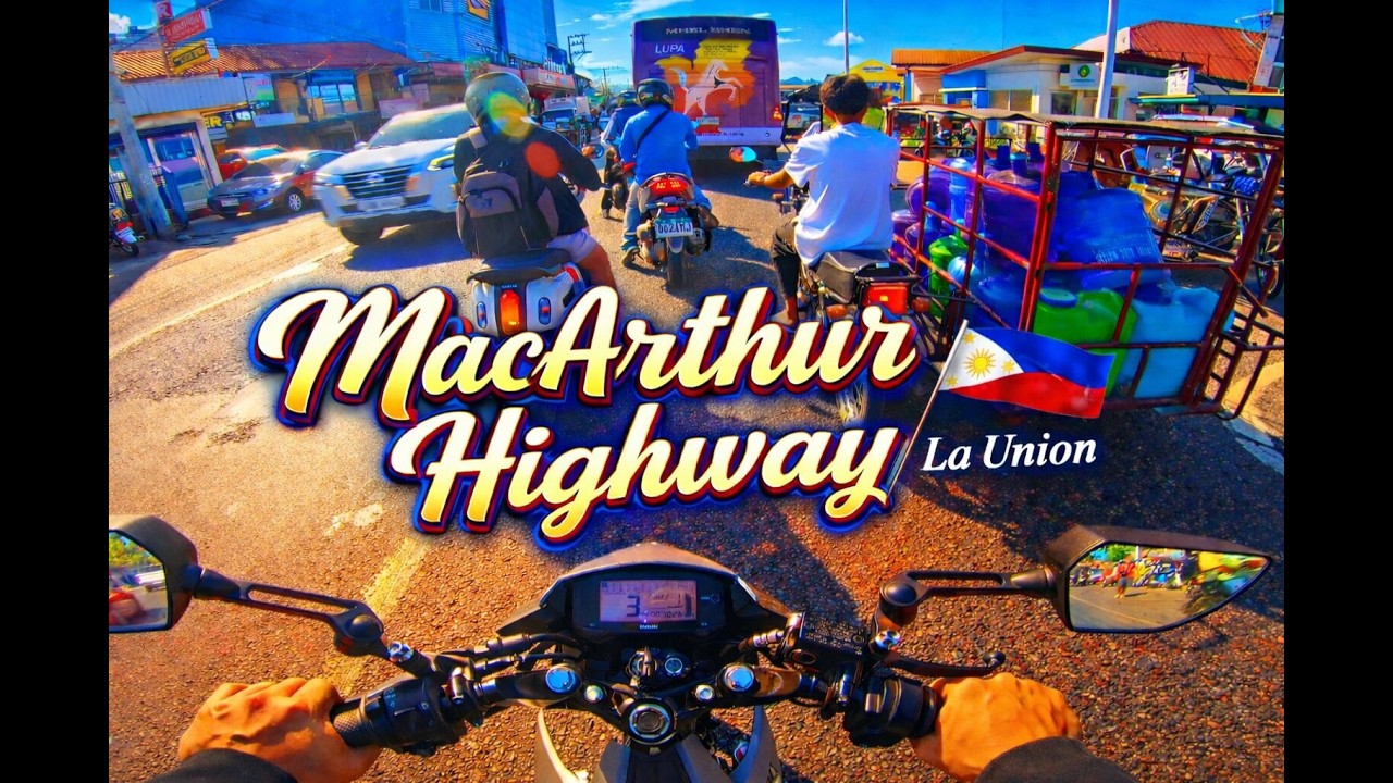 Foreigner's POV | Surviving MacArthur Highway on a Yamaha Raider FI