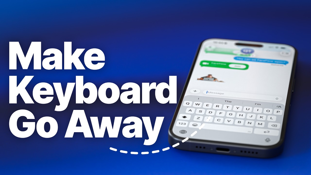 iPhone: How to Make Keyboard Go Away (3 Easy Ways)