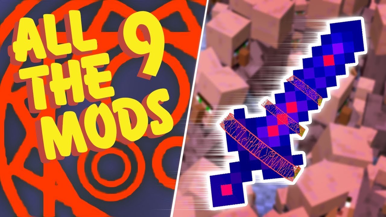 All The Mods 9 Modded Minecraft EP20 Mahou Tsukai Morgan Sword ONE TAP EVERYTHING