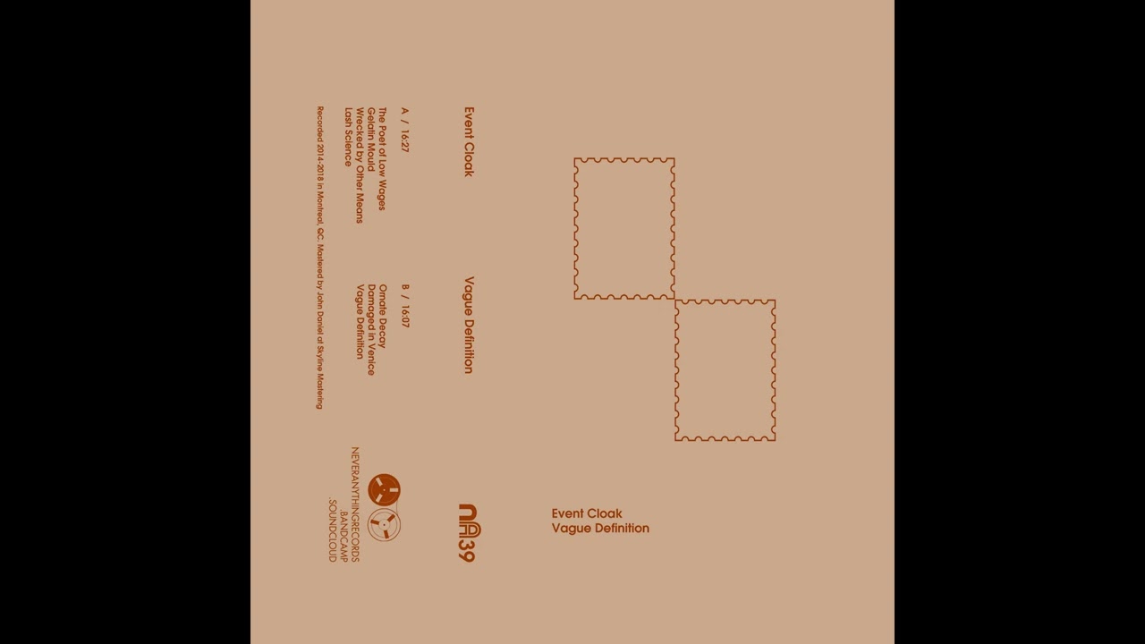 Event Cloak - Vague Definition (2018)