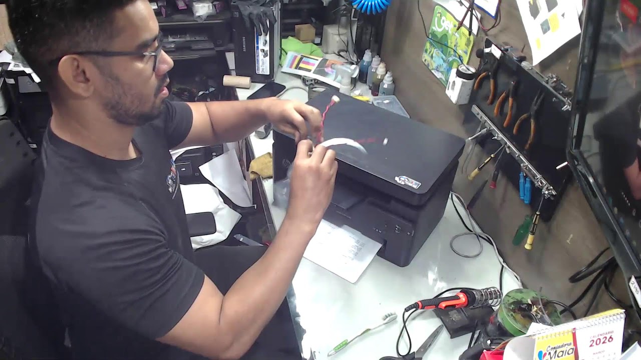Live Manutenção P2 HP Laser 107w / HP 127nf/ Epson L