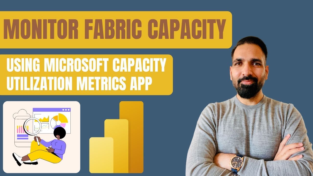 Использование приложения Fabric Capacity Utilization Metrics в Power BI | Оптимизация производите...
