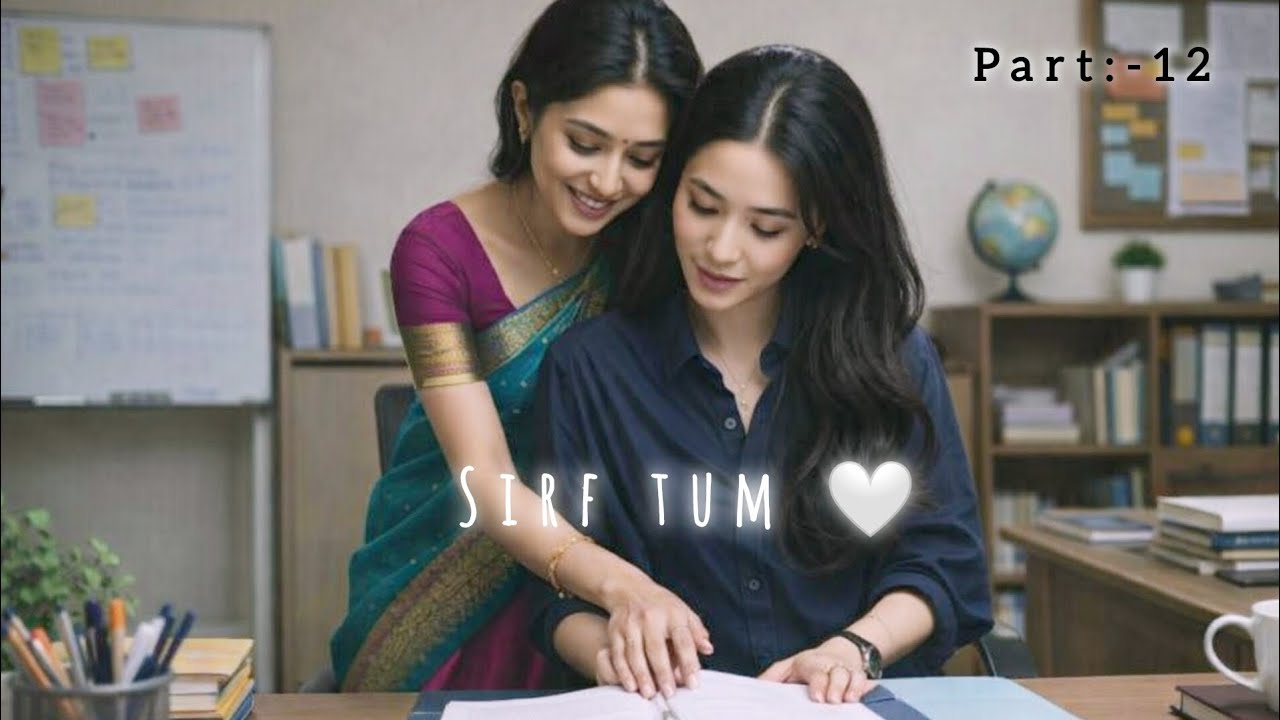 Sirf tum 🤍 (Part:-12) || Ananya ma'am come closer to adhya 😳💞 || lesbian love story