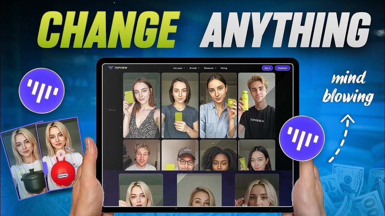 This AI is a MAGICIAN! It can CHANGE ANYTHING in Photo Or Video! [Topview Product Anyshoot]