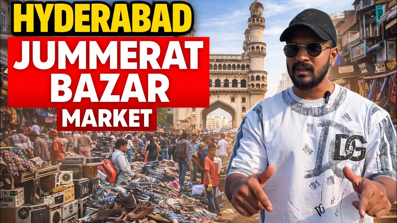  Hyderabad Jummerat Bazaar Vlog 🛍️ Best Market for Budget Shopping