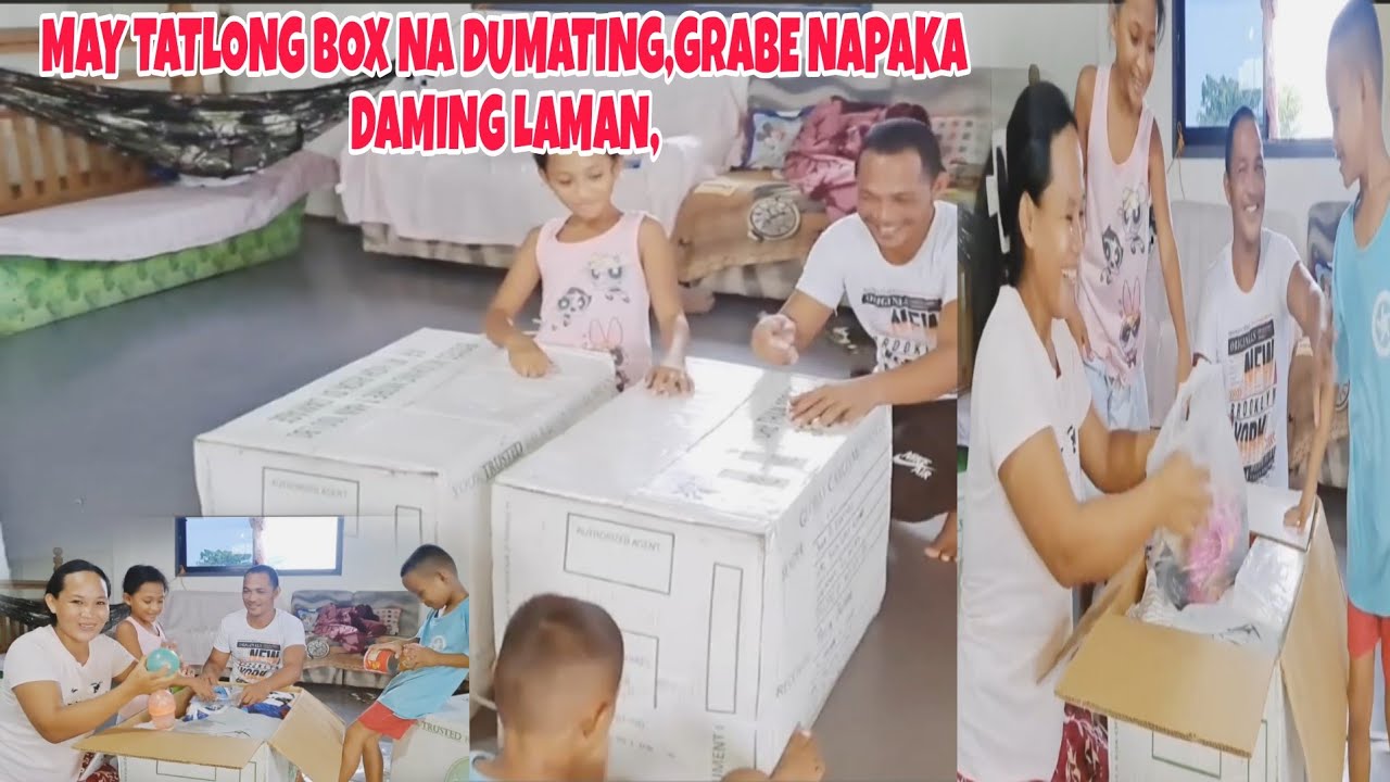 APAT NA BOX ANG DUMATING+ANG DAMING LAMAN\#aileenkalev